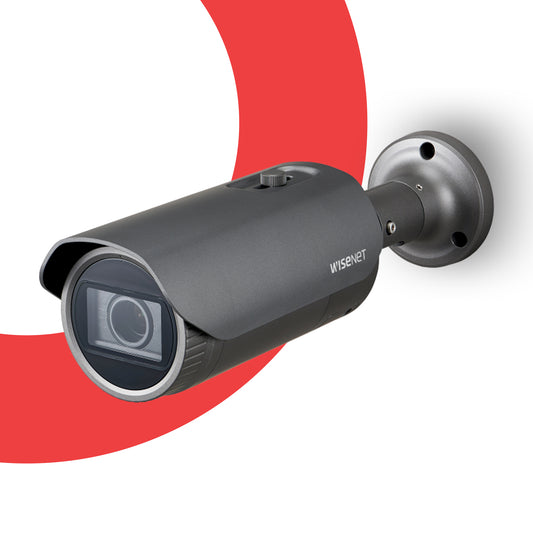 Hanwha Bullet Camera - Outdoor, 5MP (QNO-8080R)